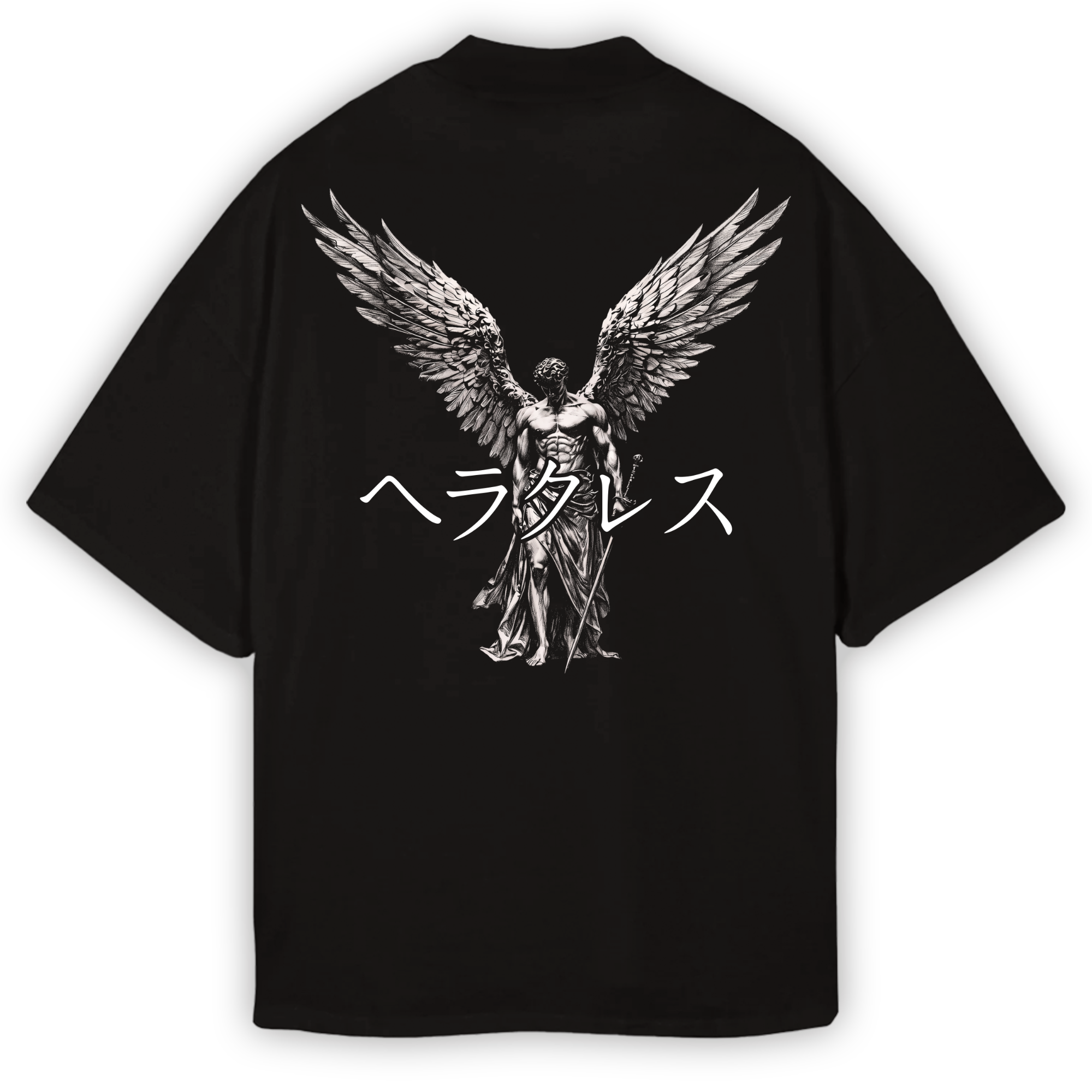 WARRIOR OVERSIZE SHIRT BLACK