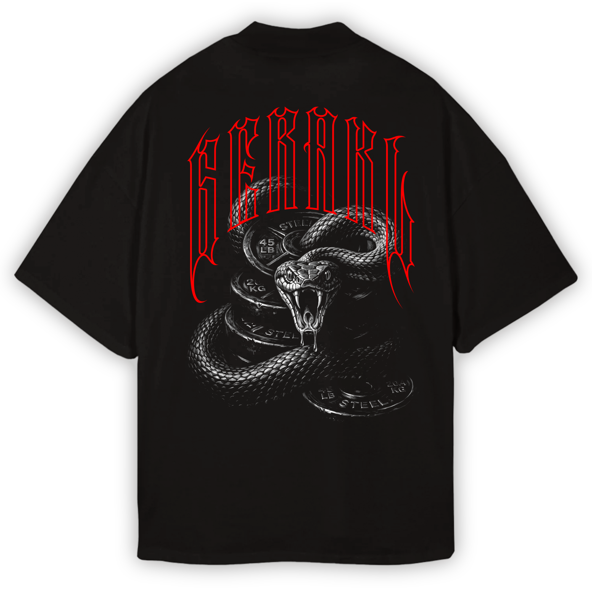 VENOM OVERSIZE SHIRT BLACK