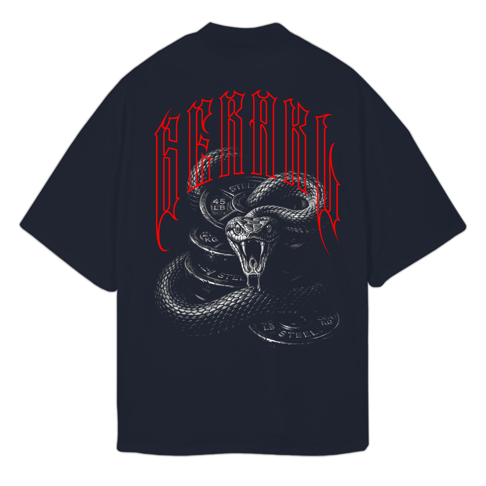 VENOM OVERSIZE SHIRT NAVY